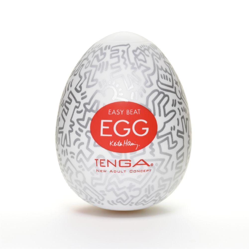 Мастурбатор яйце Tenga Keith Haring EGG Party Feromon