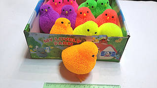 Іграшка "курча"світиться /Хв замовлення 6шт/В уп 12шт
