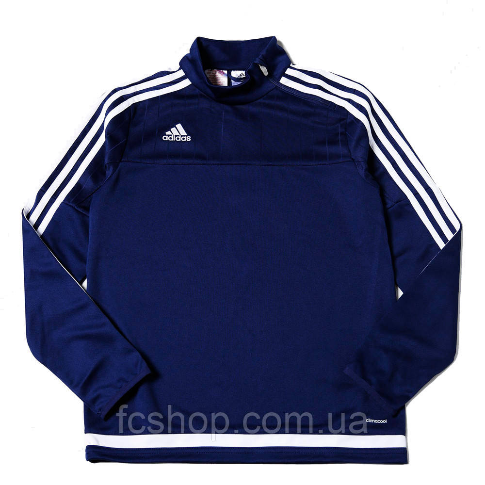 Спортивний дитячий джемпер Adidas Tiro15 TRG TOP S22421, Темно-синій, Розмір (EU) — 164cm, фото 1