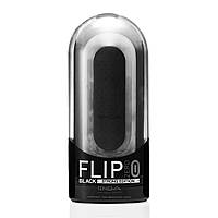 Мастурбатор Tenga Flip Zero Black, змінна інтенсивність стимуляції, розкладний Feromon