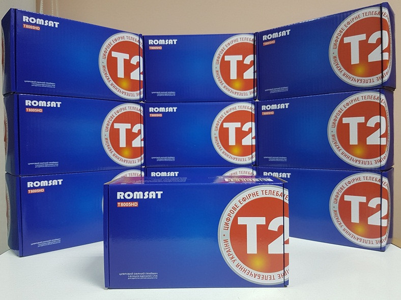 Цифровий ефірний DVB-T2 тюнер ресивер приставка Romsat T8005HD приймач Т2 DVB-C