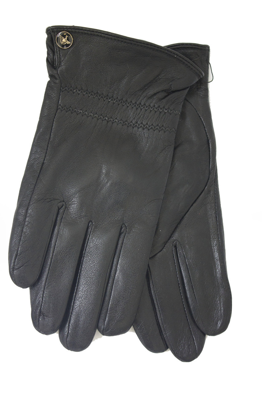Чоловічі зимові шкіряні рукавички L 2018 ( з невеликим дефектом)