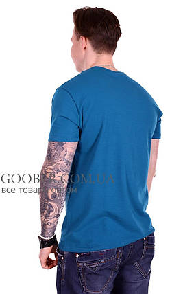 Чоловіча однотонна футболка 44/7 Mastif L, фото 2