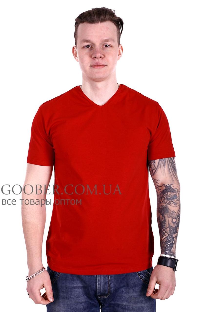 Чоловіча однотонна футболка 44/8 Mastif корал M