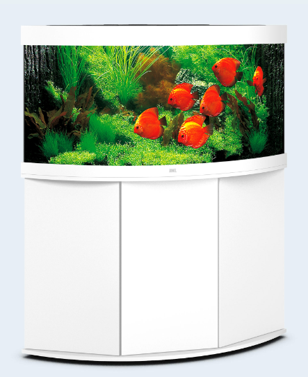 Акваріум кутовий великий Juwel (Джувел) TRIGON 350 LED, білий 350 літрів