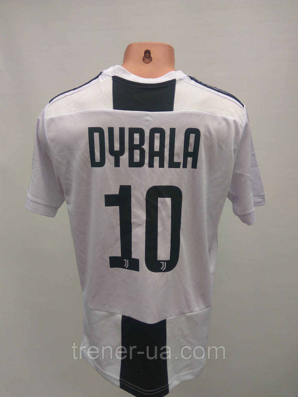 Футбольна форма доросла в стилі Adidas Juventus Dybala чорно-біла сезон 2018-19