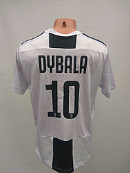 Футбольна форма дорослої в стилі Adidas Juventus Dybala чорно-білий сезон 2018-19