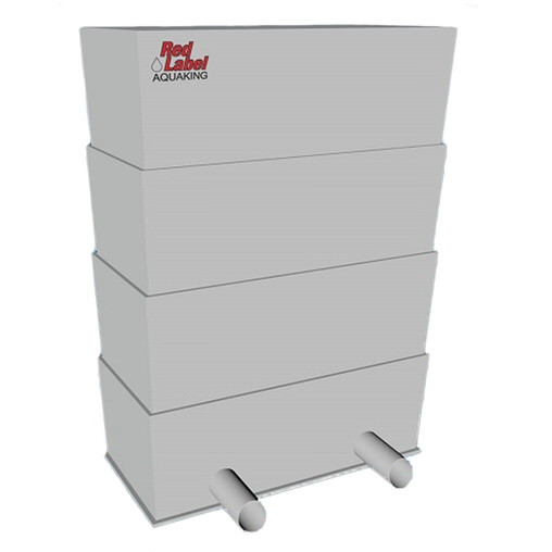 Зрошуваний біологічний фільтр для ставка (УЗВ) AquaKing Red Label Trickle Big Tower Pipes, фото 1