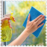 Для миття скла та дзеркал