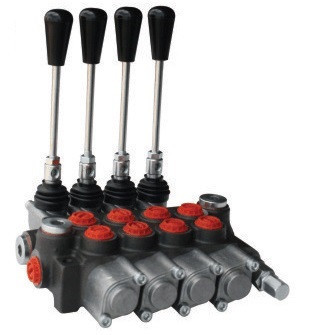 Гідророзподільник чотирисекційний із ручним керуванням 4Р40A1