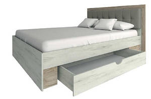 Двоспальне ліжко 160 з ящиком Мілана Сокме