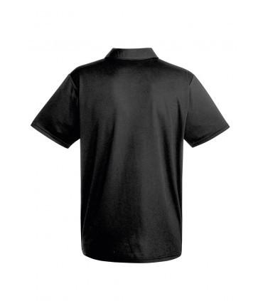 Чоловіча спортивна футболка поло чорна 038-36 - фото 2 - id-p464955463