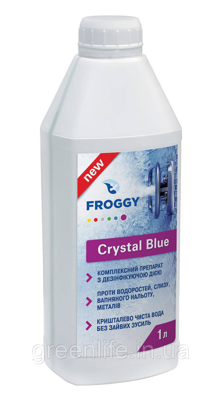 ЗАСІБ ДЛЯ ДЕЗІНФЕКЦІЇ , CRYSTAL BLUE , Froggy , Фроггі, 1 л
