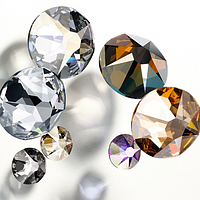 Стрази термоклейові Swarovski ( імітація ) 16 граней XIRIUS Hot Fix Термо стрази