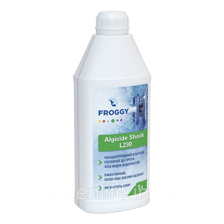 ALGYCIDE SHOCK L230, Froggy, альгіцид шок L230, Фроги, 1л