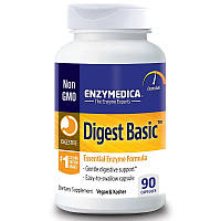 Enzymedica Digest Basic состав с основными ферментами 90 капсул