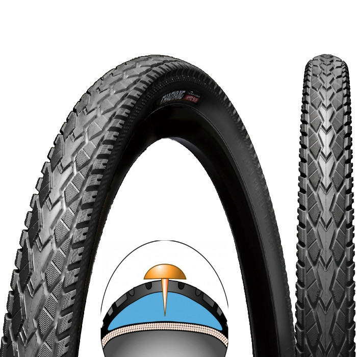 Покришка велосипедна ChaoYang 24 x 1,95 H-5113 Антипрокольна 5 мм, фото 1