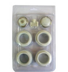 Футорки, Комплект універсальний 1/2" Х 1" CRISTAL