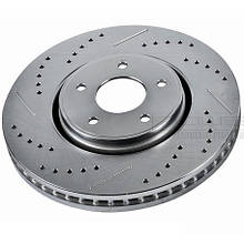 Диск передній гальмівний POWERSTOP JBR1192XPR перфорація + слот для INFINITI FX35