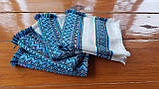 Набір серветок в українському стилі "Рандеву" синя, фото 5