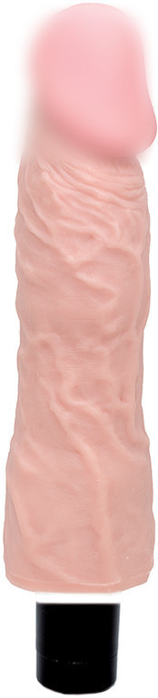 Вібратор SATINY SEDUCER REALISTIC 10 RYTHMS FLES, 21 см.