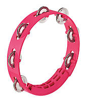 Тамбурин Nino Percussion Compact ABS Tambourine Strawberry Pink 8" NINO49SP