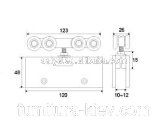Раздвижная система для стеклянных дверей до 80 кг: продажа, цена в ...