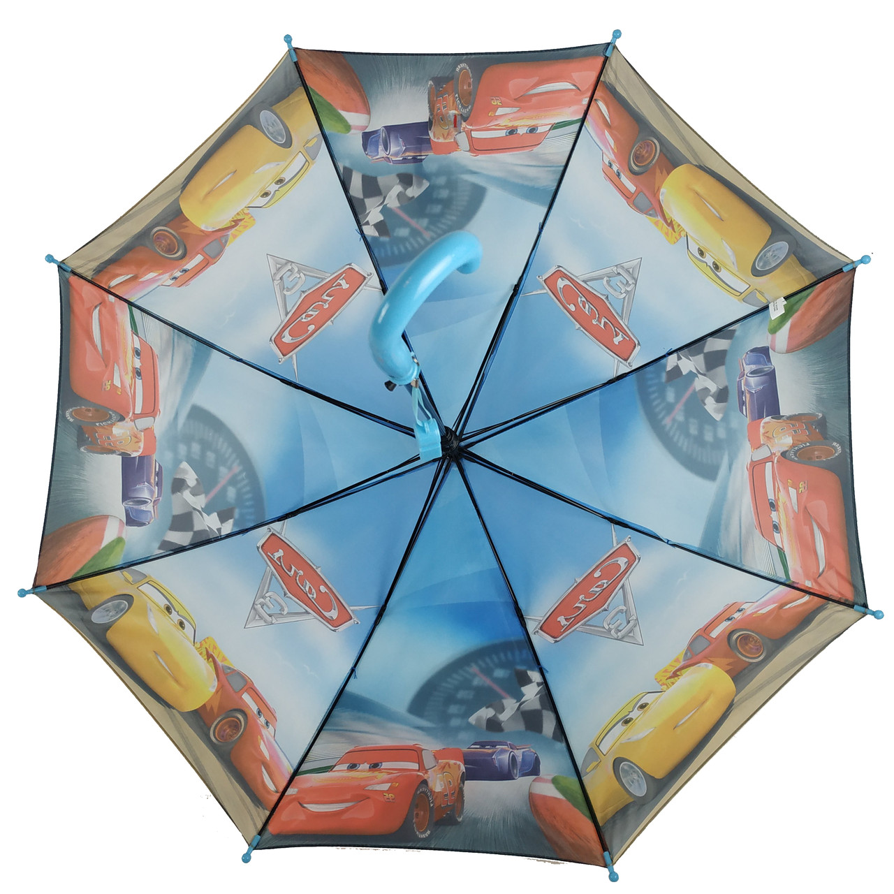 Детский зонт-трость "Тачки"-Маквин" со свистком для мальчика от Max ...