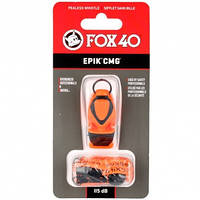Свисток для арбітра Fox 40 Epik зі шнурком 8803-0308, Жовтогарячий, Розмір (EU) — 1SIZE