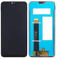Дисплей (екран) для Nokia 6.1 Plus (TA-1103)/(Nokia X6 2018) + тачскрін, чорний, оригінал