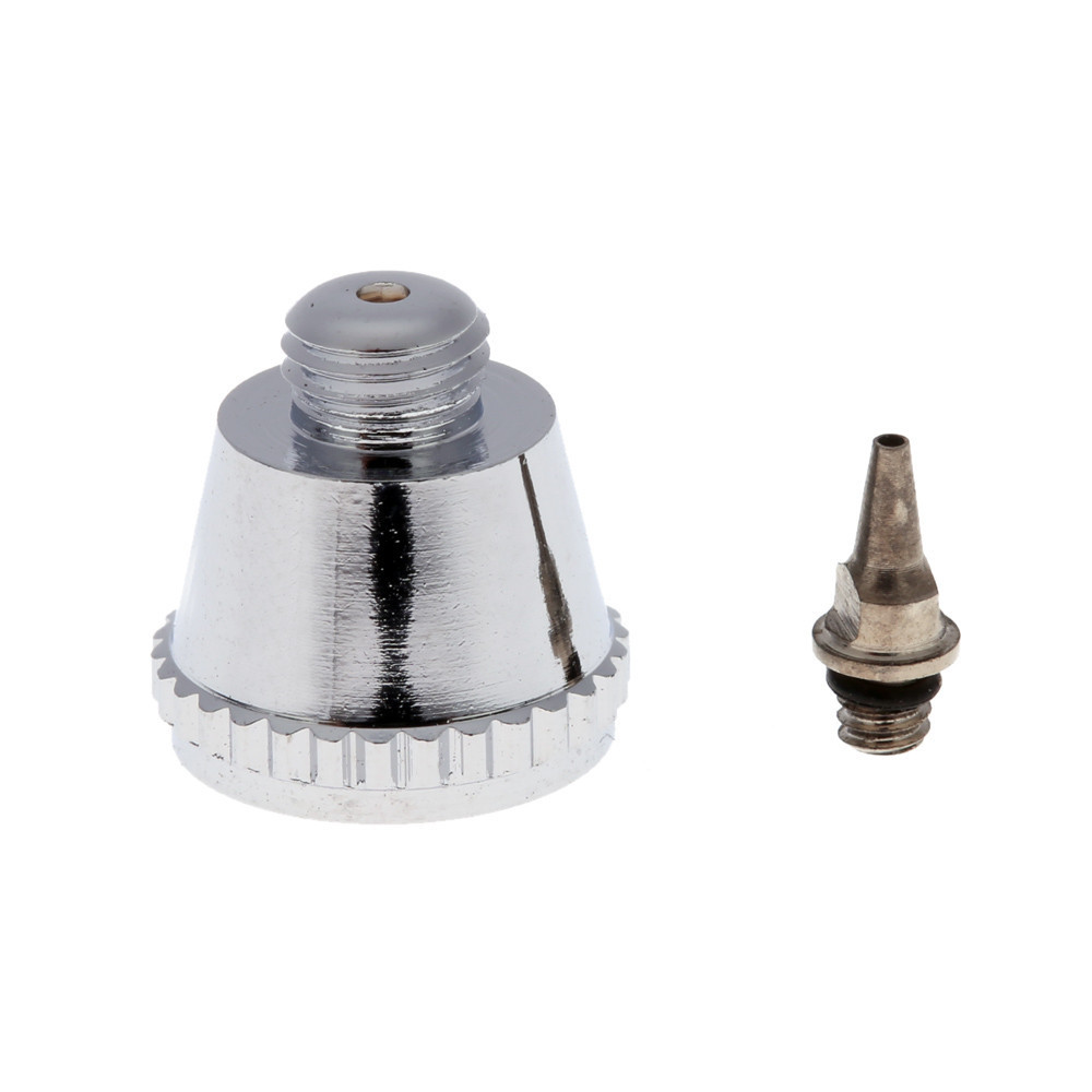 Сопло нарізне для аерографа 0,2 мм із прокладкою в комплекті з дифузором, фото 1