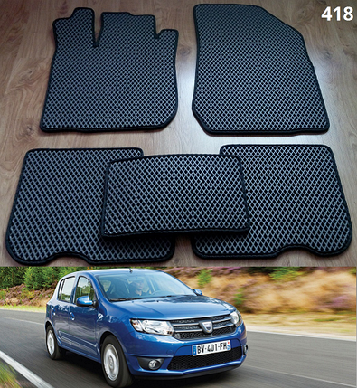 Килимки ЕВА в салон Dacia Sandero 2 '12-20, фото 1