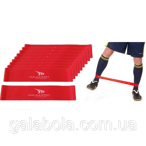 Еспандер для тренування ніг YAKIMASPORT Fitness Loop із середнім опором (20 шт.), фото 1