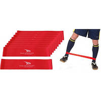 Еспандер для тренування ніг YAKIMASPORT Fitness Loop із середнім опором (20 шт.)