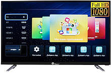 Телевізор 40" Smart 100см з DVB-T2 тюнерром ANDROID RAM 1GB MEM 8GB+WIFI ( DOMATEC )