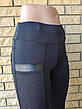 Штани жіночі з високою посадкою, тканина дайвінг (щільні лосини) D&S, Туреччина, фото 7