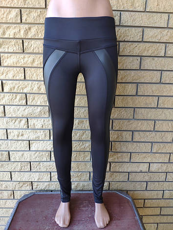 Штани жіночі з високою посадкою, тканина дайвінг (щільні лосини) D&S, Туреччина, фото 1