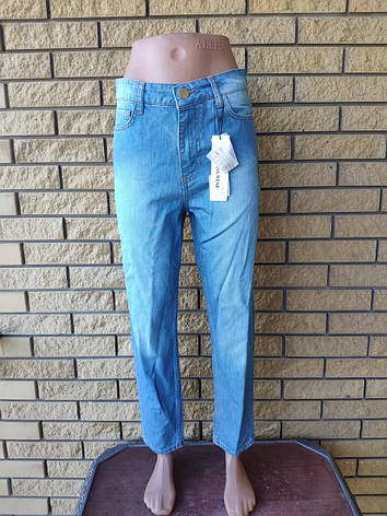 Джинси жіночі котонові із завищеною талією OZO JEANS, Туреччина, фото 1