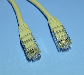 Шнур UTP-5e patchcord CCA шт.RJ45 - шт.RJ45, сірий 20м 5-0808