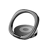 Кольцо-подставка/попсокет для телефона «Universe» металлический (черный)
