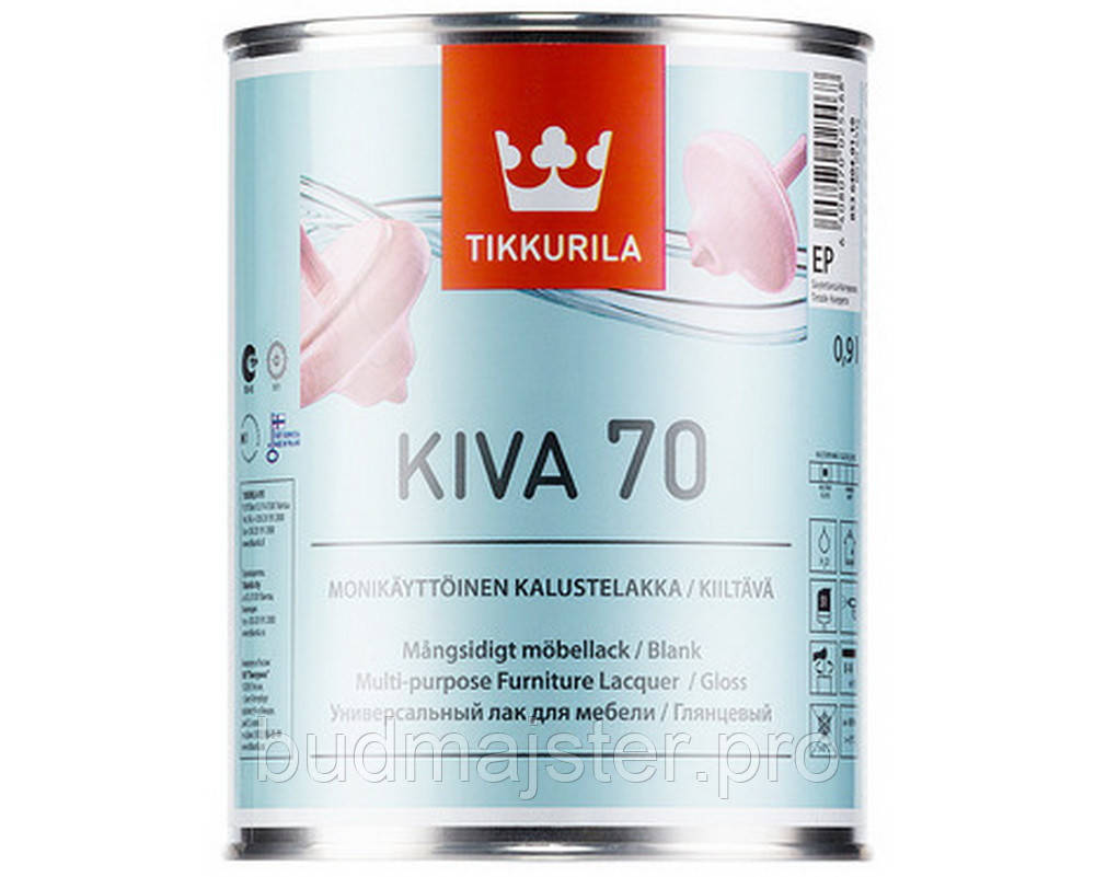 Лак Tikkurila Ківа глянцевий, 0,9 л