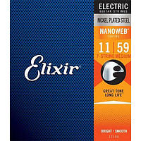 Струны Elixir 12106 NanoWeb 7-String Medium 11-59