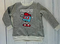 Джемпер для хлопчиків Сірий Бавовна Бембі Україна