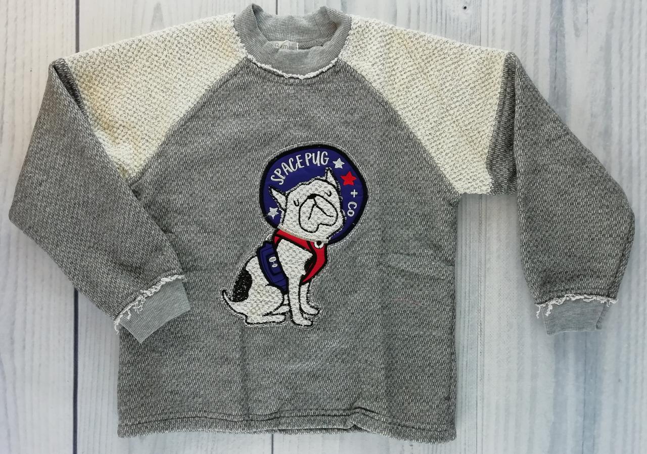 Джемпер для хлопчиків Сірий Бавовна Бембі Україна 6 років, 122, фото 1