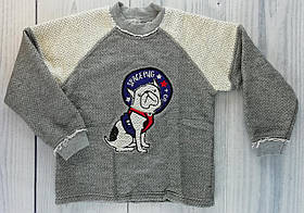 Джемпер для хлопчиків Сірий Бавовна Бембі Україна 6 років, 122