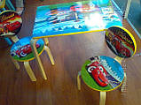 Набір дитячих меблів J002-294 (дитячий столик і стільчики), дерево. КИЇВ, фото 2