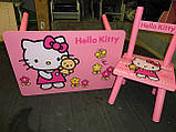 Набір дитячих меблів Столик + 2 стільчика «Кітті» м 0293 КИЇВ, фото 2