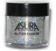 Глітери розсипчасті AsurA cosmetics 01 Silver Rainbow
