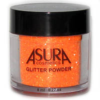 Глиттеры рассыпчатые AsurA cosmetics 18 Orange