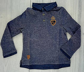 Джемпер для хлопчиків Синій Бавовна Бембі Україна